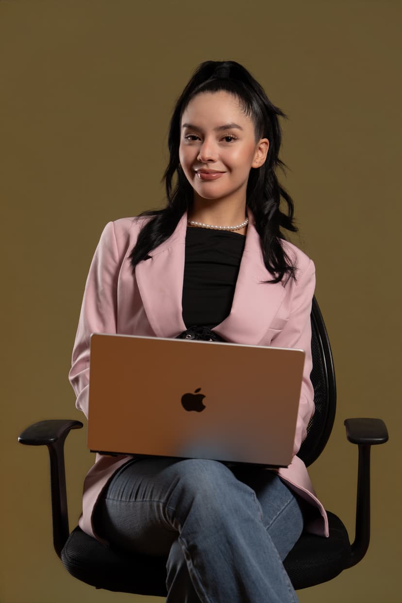 Asesora trabajando en beneficios estudiantiles